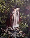 landscape, Waterfall, David Moore, Trinidad